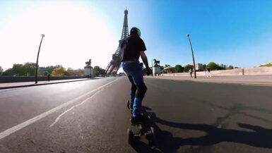 Riding Through Iconic Parisian Monuments